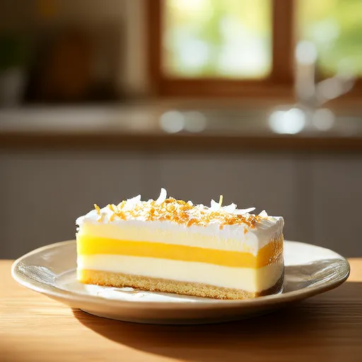 Pastel de Coco y Limón