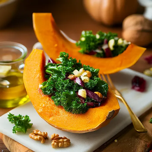 Courge Butternut Farcie Salée