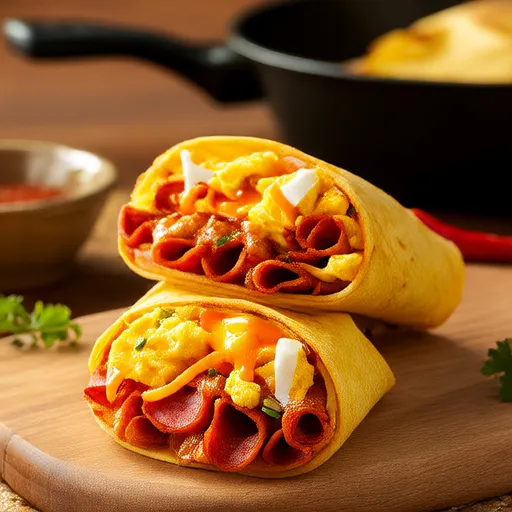 Spicy Breakfast Quesadillas