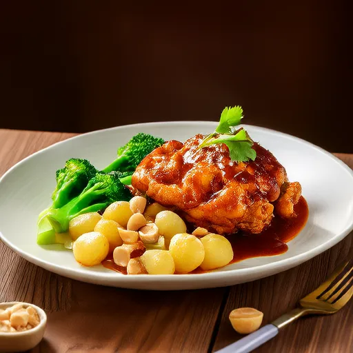 Peanut Chicken with Gnocchi