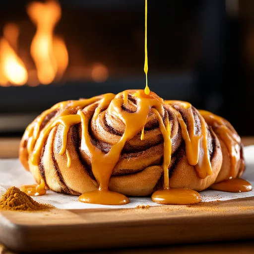 Rollos de canela con masa de dos ingredientes