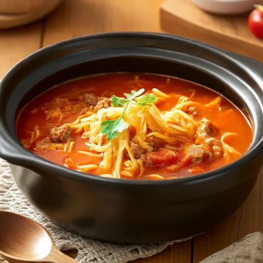Súp Bắp Cải Cuộn Kiểu Instant Pot
