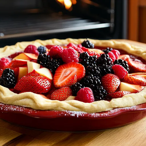 Torta da Floresta de Frutas