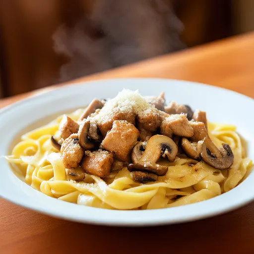 Fettuccine Ayam Buatan Rumah