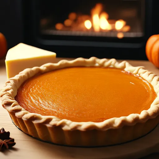 Torta di Zucca Cremosa con Ricotta