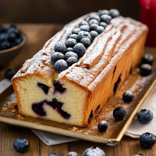 Blueberry Pound Cake