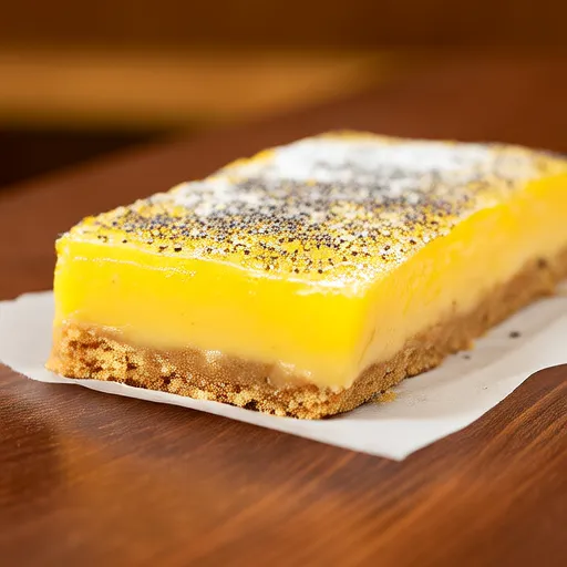 Poppy Seed-Lemon Bars