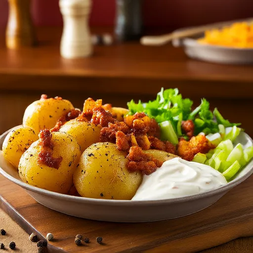 Salade de pommes de terre Buffalo croustillantes