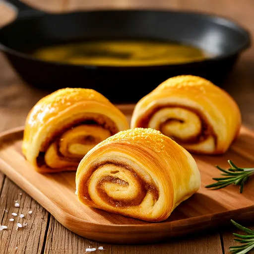 Cuộn Phô Mai Nướng 3 Thành Phần