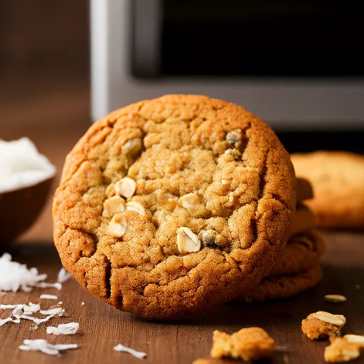 Chewy Crispy Coconut Cookies