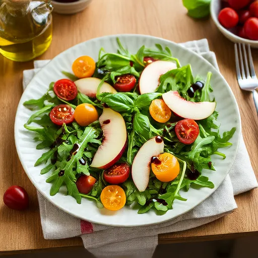 Arugula Salad with Stone Fruit