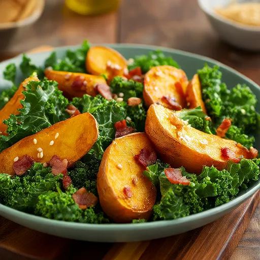 Kale Sweet Potato Salad