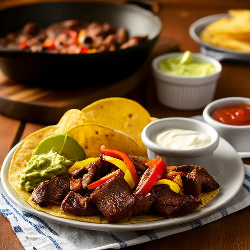 Fajitas de Carne Saborosas