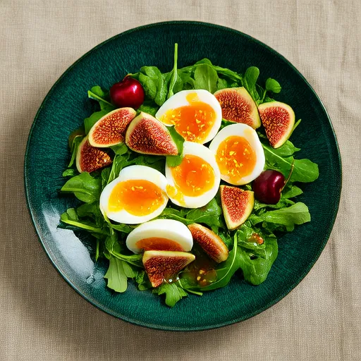 Insalata di spinaci con mele e uova