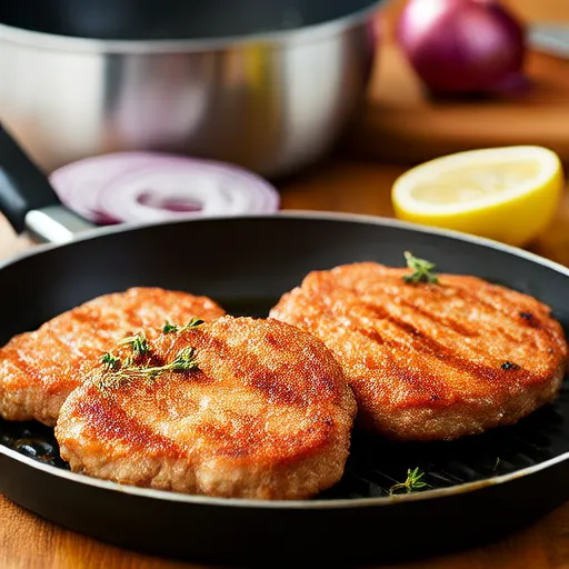 Hamburger di Tacchino Saltati in Padella