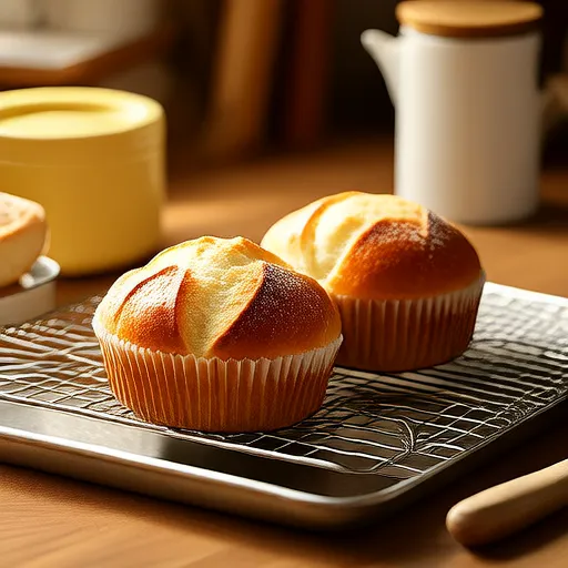 Pão de Muffin Inglês de Micro-ondas