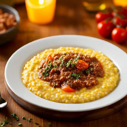 Polenta aux trois maïs du Chef John