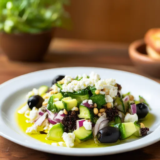 Salad Quinoa Mentimun Feta