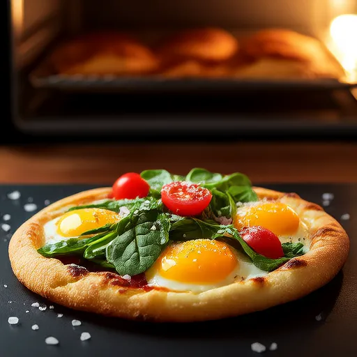 Tortilla Pizza de Café da Manhã Fácil