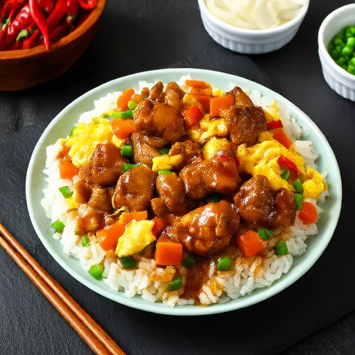 中式鸡肉炒饭