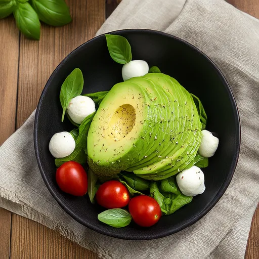 Salada Caprese de Abacate
