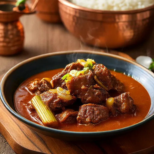 Echtes Bangladeschisches Rindfleisch-Curry