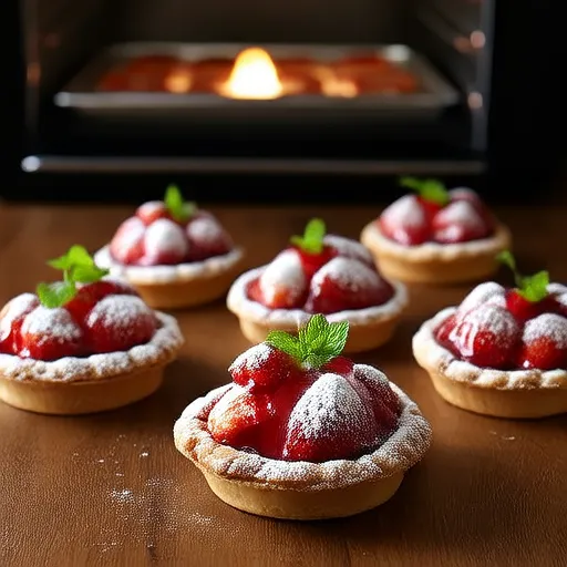 Bánh pie dâu tây mini