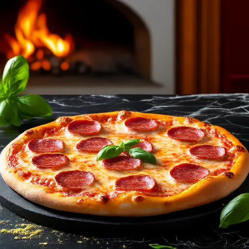 Pizza Caseira de Pepperoni