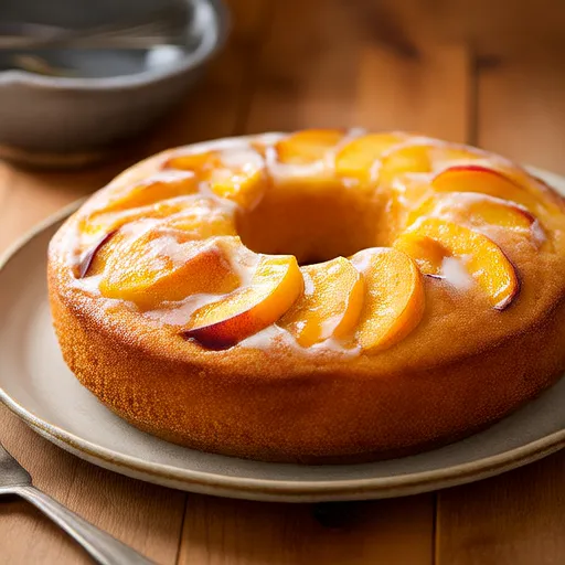 Pfirsich-Pfundkuchen
