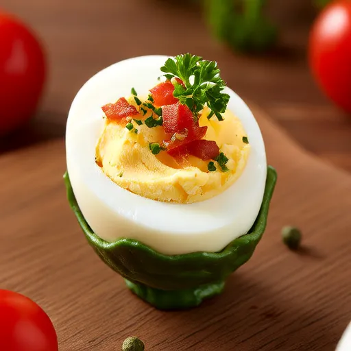 BLT Deviled Eggs