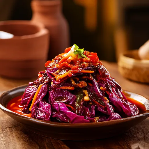 Atchara (Repolho Roxo Filipino em Conserva)