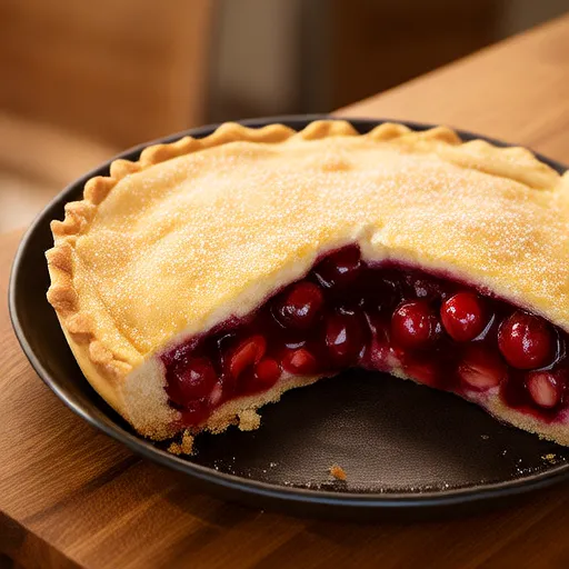 Torta de Cereja e Ruibarbo