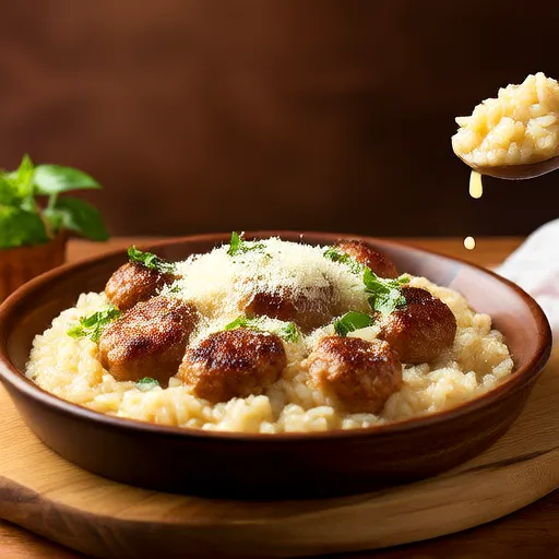 Risotto mit Wurst