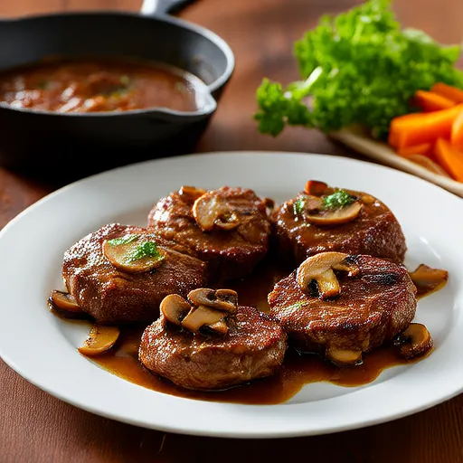 Scrumptious Salisbury Steak in Mushroom Gravy
