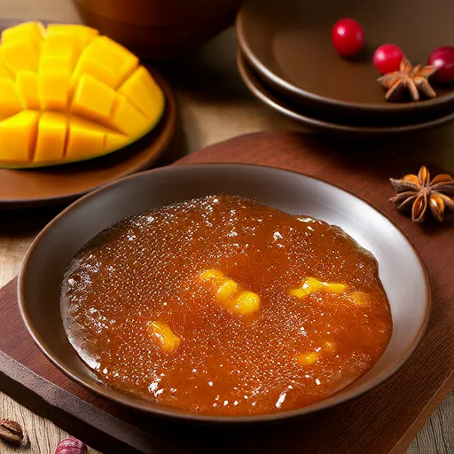 Salsa di mirtilli rossi al mango dello Chef John