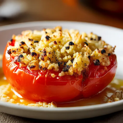 Überbackene Tomaten mit Käse