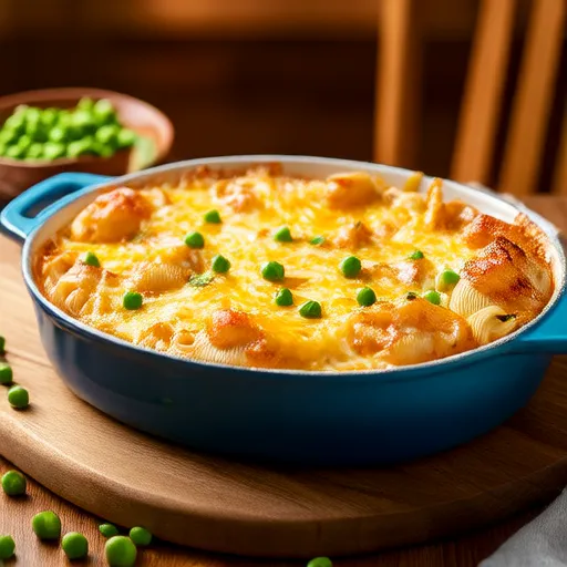 Easy Cheesy Tuna Noodle Casserole