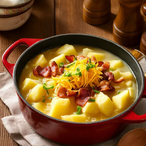 Ensopado de Batata Carregado na Panela Lenta