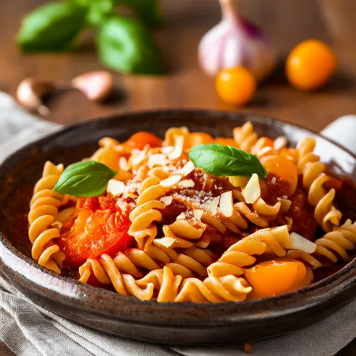 Pasta alla Trapanese (Sicilyalı Domatesli Pesto)