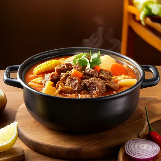 Caldo de Res (Mexikanische Rindfleischsuppe)