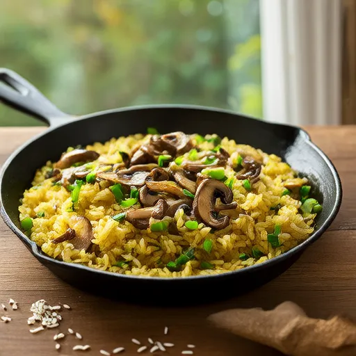 Cơm Nấm Tươi Pilaf
