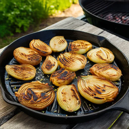 Caramelized Onions on the Grill
