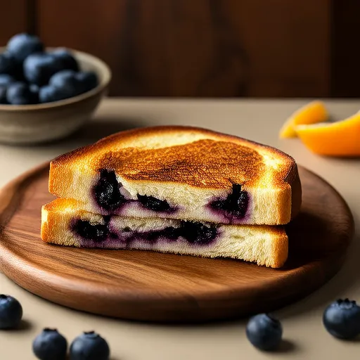 Pão de Mirtilo e Laranja