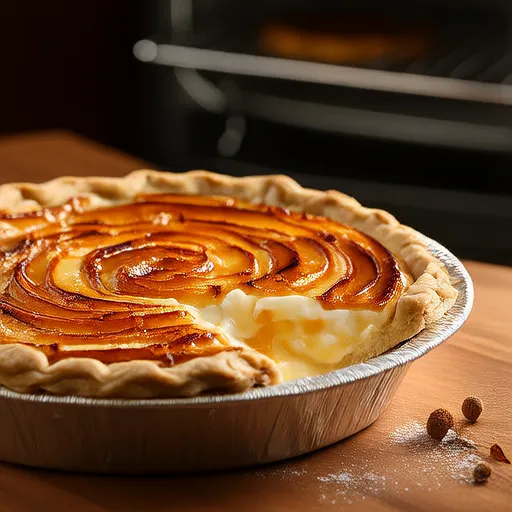 Peach Custard Pie