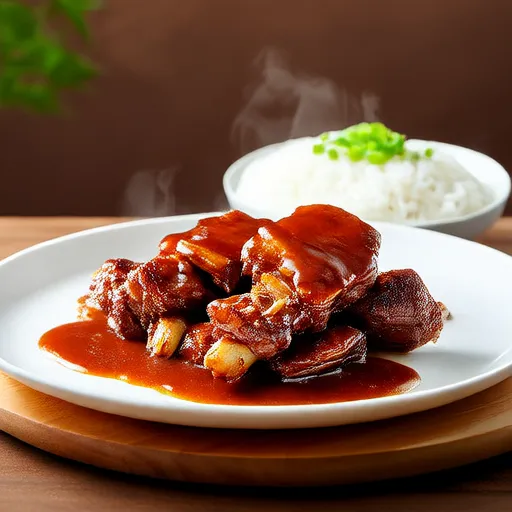 Costelinhas de Porco Assadas Estilo Japonês