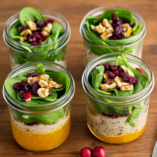 Salada de Espinafre Pronta para Consumo no Pote