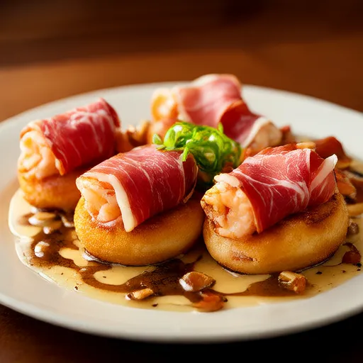 Shrimp Wrapped with Prosciutto