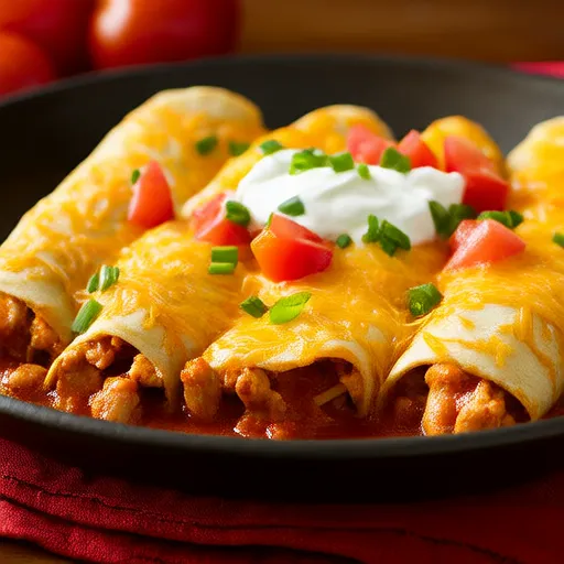 Campbell's Easy Chicken and Cheese Enchiladas