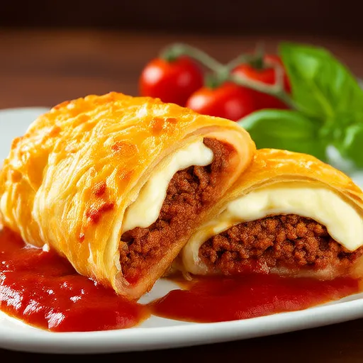 Meat Filled Manicotti