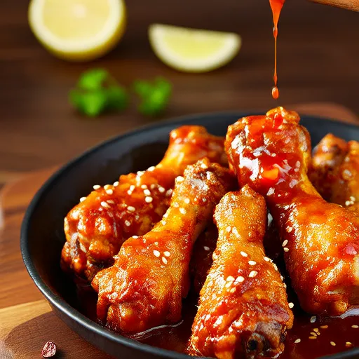 Air Fryer Buffalo Chicken Wings from Frozen